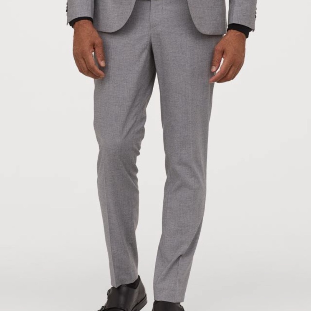 Men’s suit pants slim fit H&M size 34R Gray